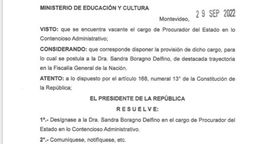 altText(Designan a esposa de Paganini en Tribunal de lo Contencioso)}