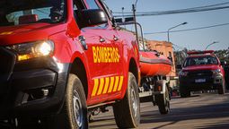 altText(Incendio arrasó con local de la rambla Sur donde ensayaba la comparsa Integración)}