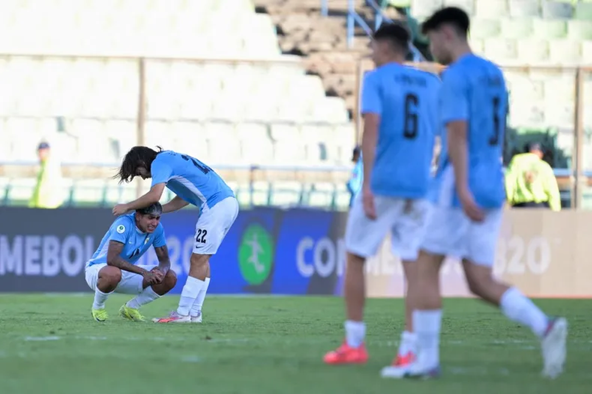 La sub-20 de Uruguay quedó eliminada del Mundial de Chile.