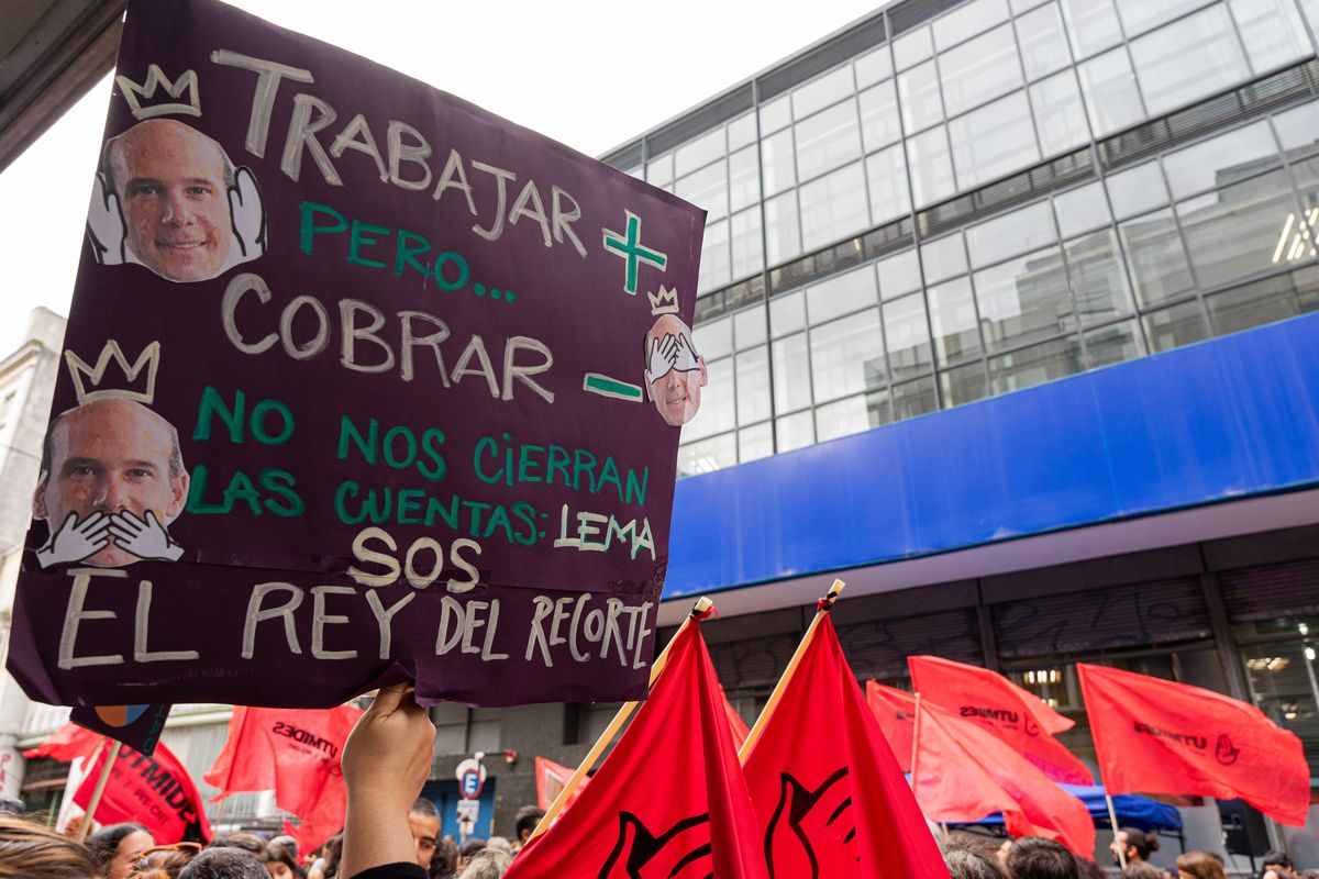 Movilización en el Mides