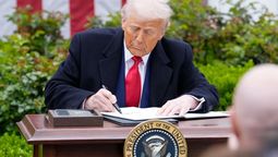 Trump tuvo que dar marcha atrás con los aranceles.