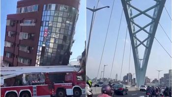 Terremoto en Taiwán.