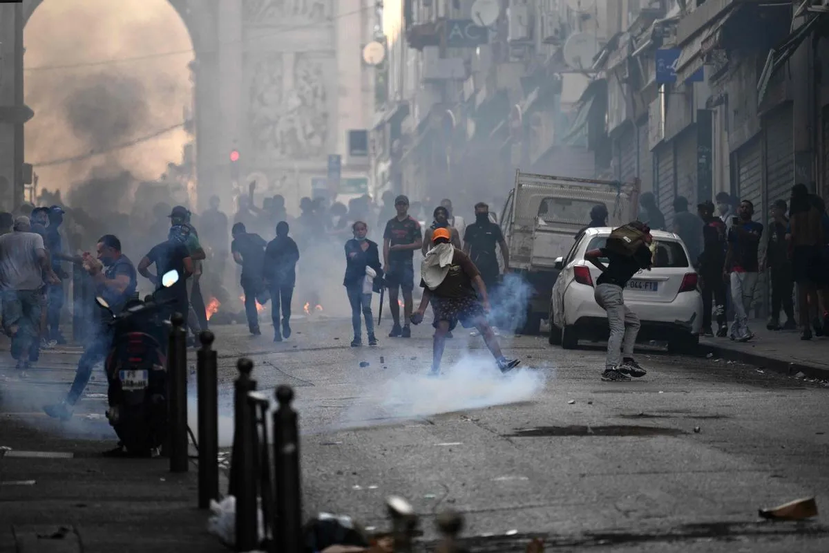 Protestas en Francia.