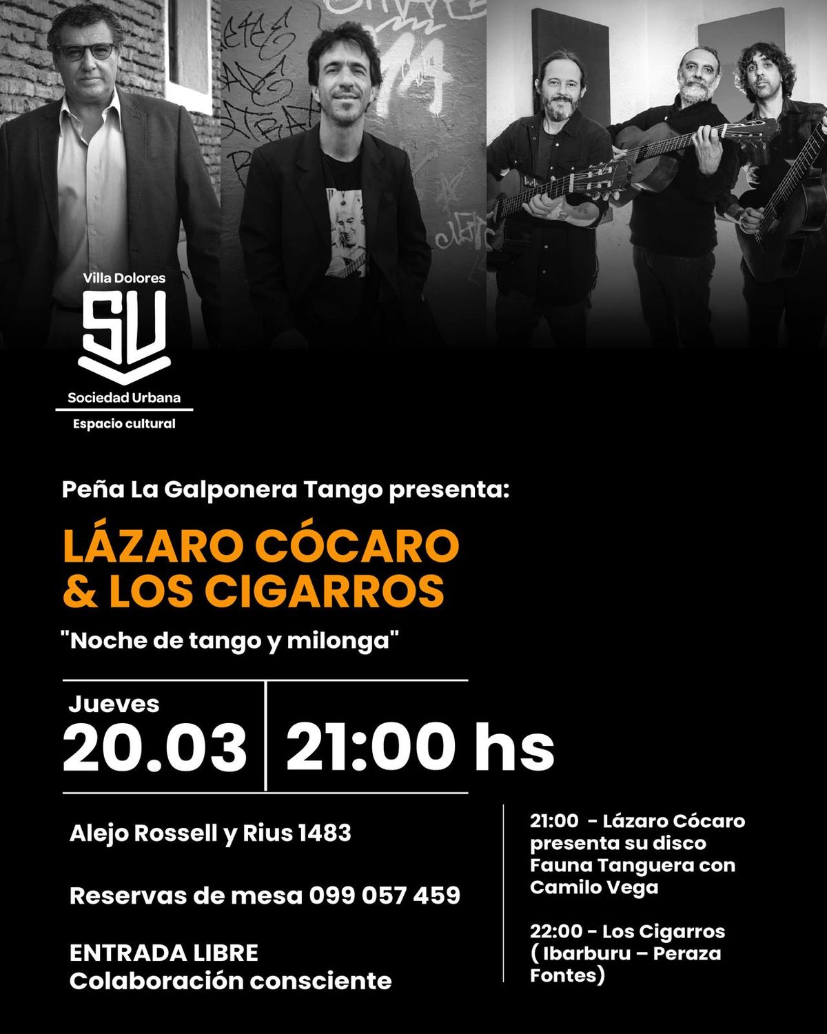 Lázaro Cócaro en concierto