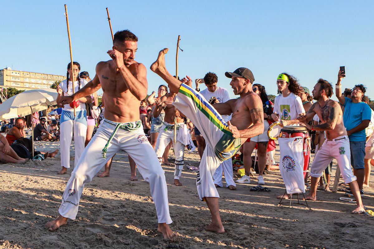 Celebración de Iemanjá en playa Ramirez. 