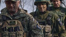 Combatientes de Ucrania.