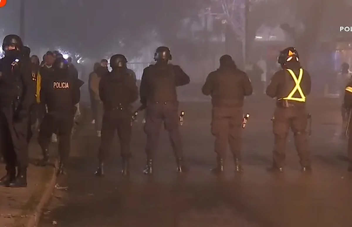 Operativo policial en Malvín Norte.