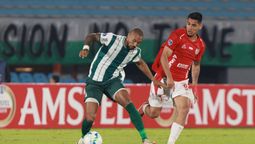 altText(Racing empató en Cali y se despidió de la Sudamericana)}