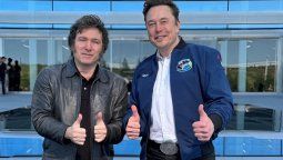 altText(Están en la de ellos: Milei y Musk festejaron el triunfo de las derechas en Europa)}