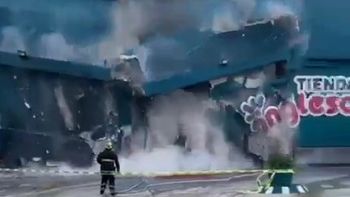Las llamas y el humo avanzaron a locales de Puntashopping (videos)
