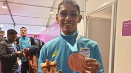 altText(Premio al trabajo: Lucas Fernández medalla de bronce en boxeo en el Panamericano)}