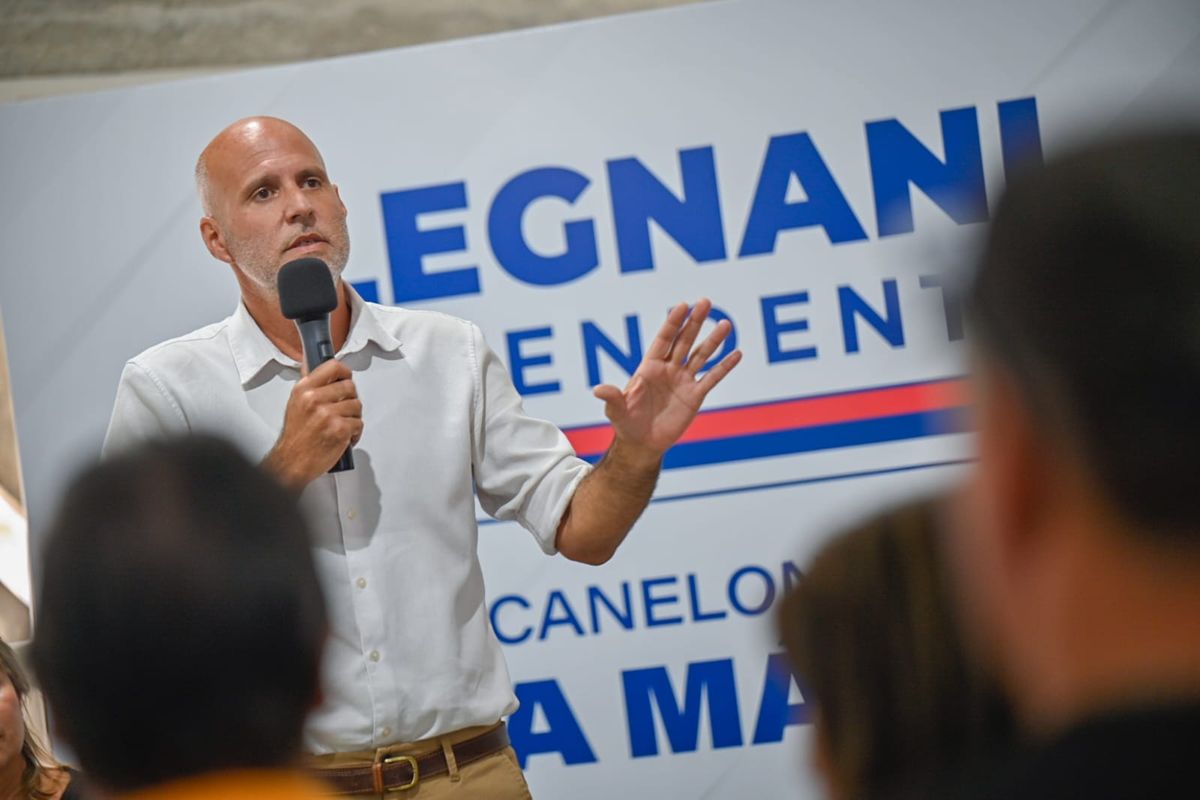 Francisco Legnani, candidato a intendente de Canelones por el FA.