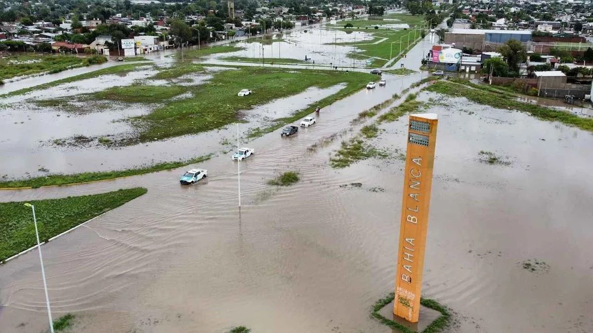 Tormenta azotó Bahía Blanca