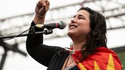 altText(Tamara García: «El Gobierno tiene visibilidad, pero el movimiento social tiene el respaldo en la calle»)}