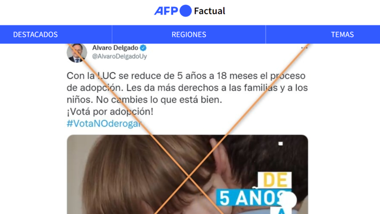 Servicio de verificación detectó información falsa en campaña de defensa de la LUC