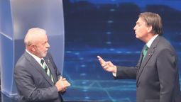 altText(Lula y Bolsonaro intercambian acusaciones en tenso debate)}