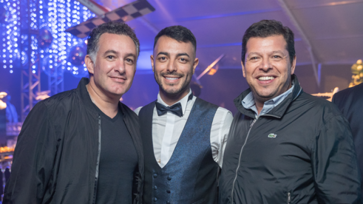 Federico Santoro, Sebasti&aacute;n Marset y Alberto Koube Ayala en Estancia 23 de abril (cumplea&ntilde;os 30 de Marset).