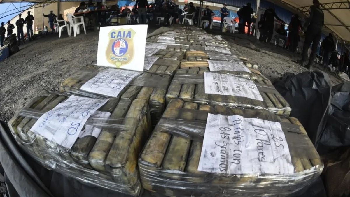  Cargamento de cocaína encontrado en octubre de 2020 en Villeta.