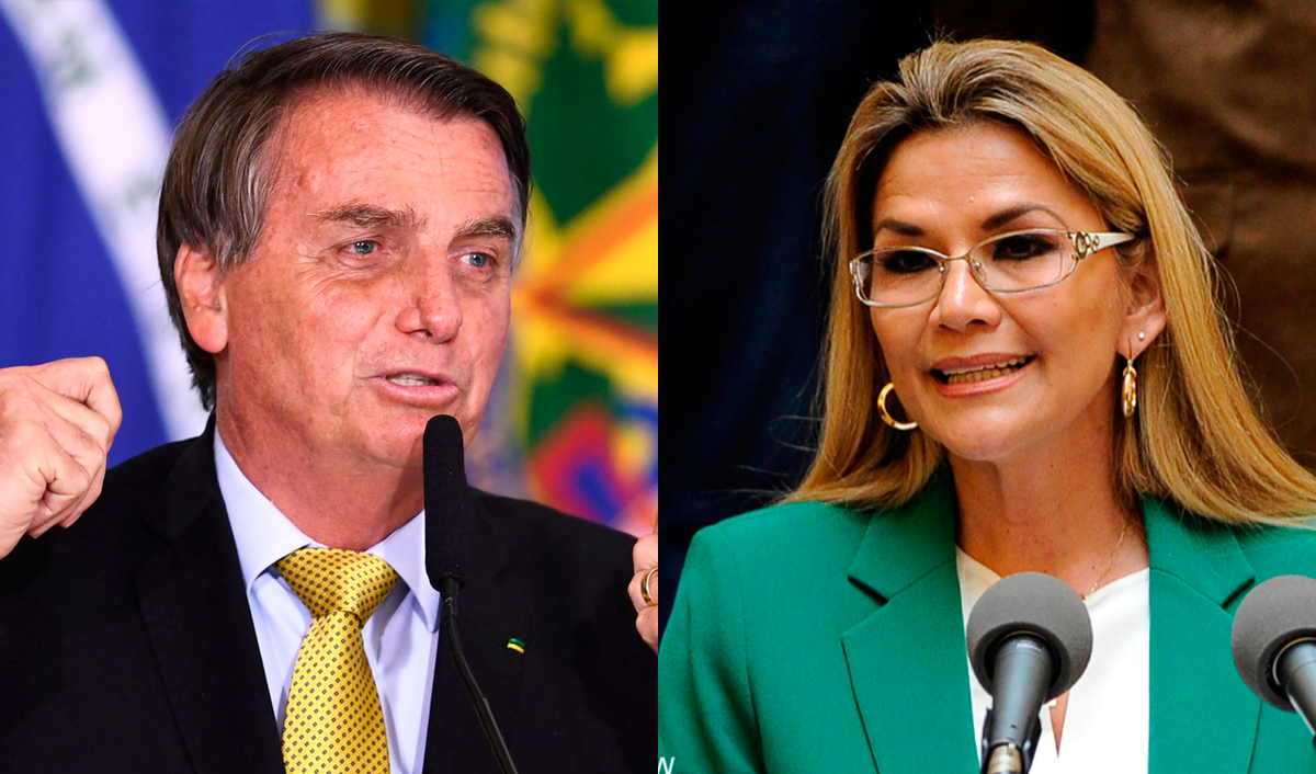 Jair Bolsonaro ofreció asilo político a la expresidenta de facto de Bolivia Jeanine Áñez.
