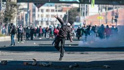 Protestas en La Paz.