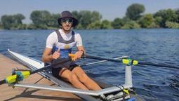 altText(Histórica medalla de oro para el remo uruguayo)}