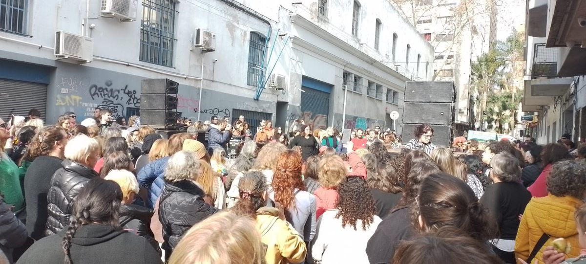 Multitudinario acto de cierre del encuentro.