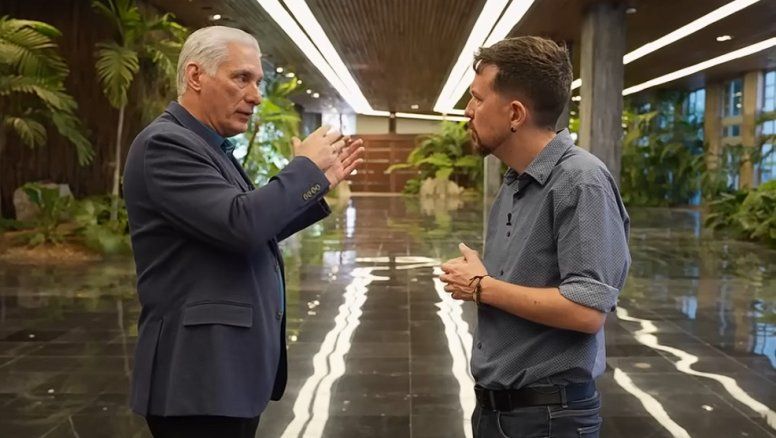 La verdad de Cuba que censuran los medios: Pablo Iglesias entrevistó a Díaz-Canel