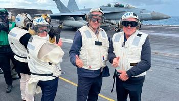 Pit-Cnt condenó visita del presidente Orsi a portaaviones estadounidense
