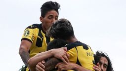 altText(Peñarol ganó que era lo que necesitaba ante Danubio)}