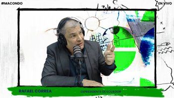 Rafael Correa: En Ecuador no queda ningún vestigio de democracia
