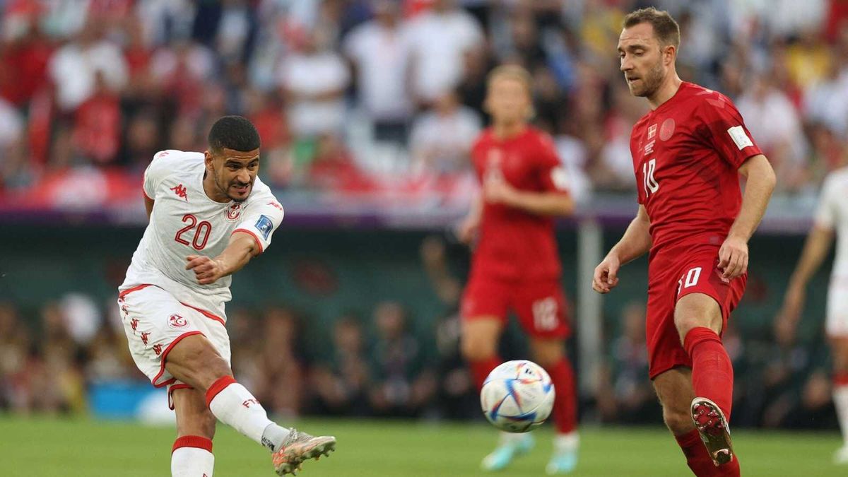 Dinamarca y Túnez igualan sin goles en el inicio del grupo F de la Copa del Mundo.