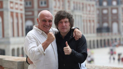 Diputado José Luis Espert junto a Javier Milei. 