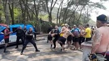 Incidentes entre hinchas de Peñarol y Flamengo a pocas horas del duelo copero