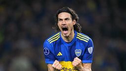 altText(Con gol de Edinson Cavani, Boca Juniors sigue adelante en la Sudamericana)}