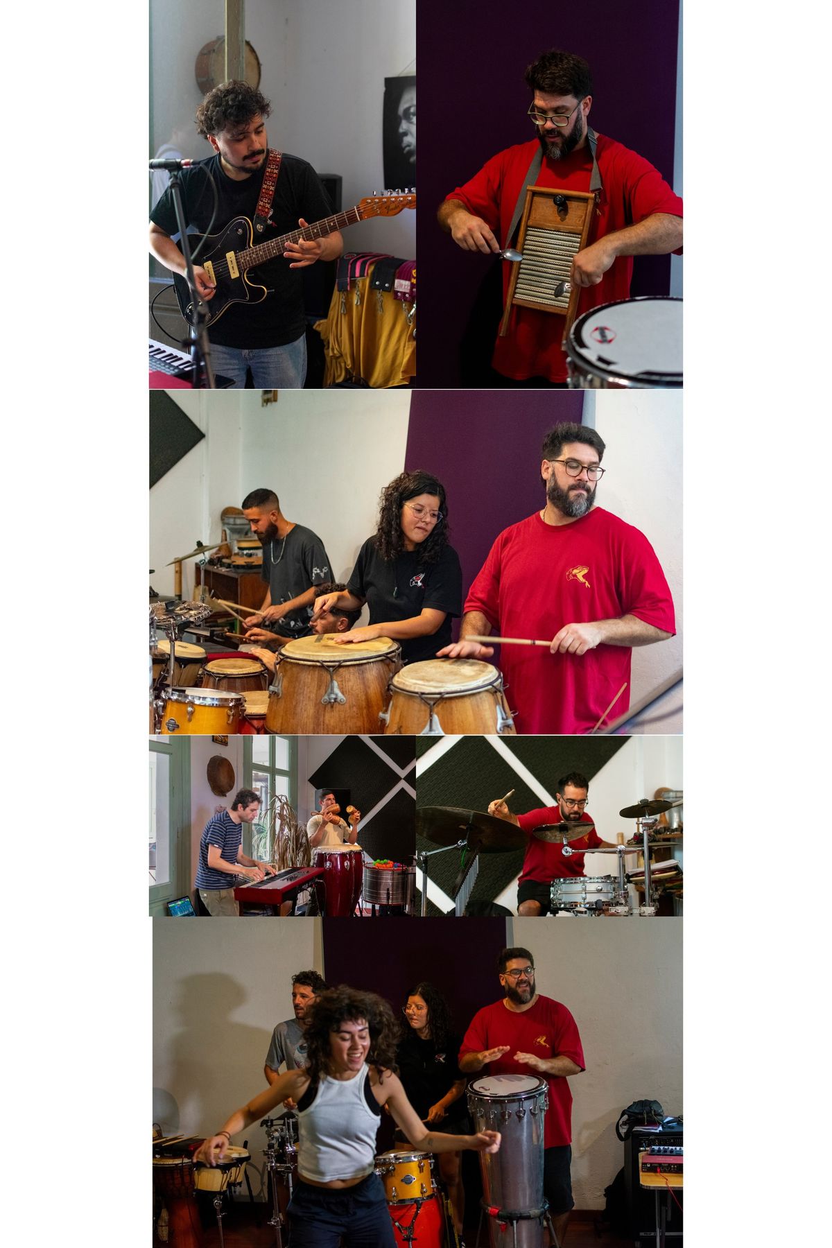 Instantáneas del ensayo de Mamba.