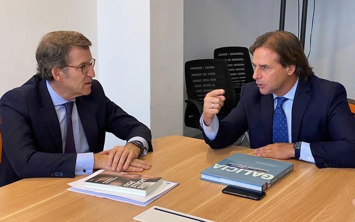  Nuñez Feijóo y Lacalle Pou se reunieron meses antes de la adjudicación a Cardama.