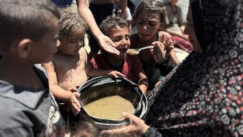 Hambre en Gaza.