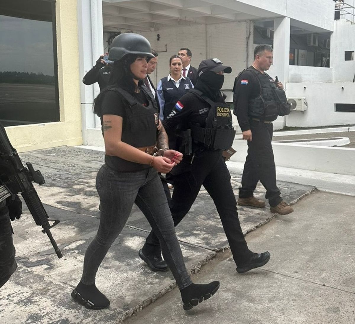 Gianina García Troche cumple prisión preventiva en una cárcel militar de Paraguay.