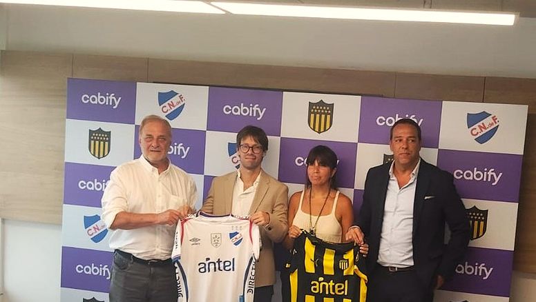 Presentaron acuerdo de sponsoreo de Cabify con Nacional y Peñarol