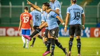 Uruguay venció a Chile 3 a 0 por el Sudamericano Sub-20