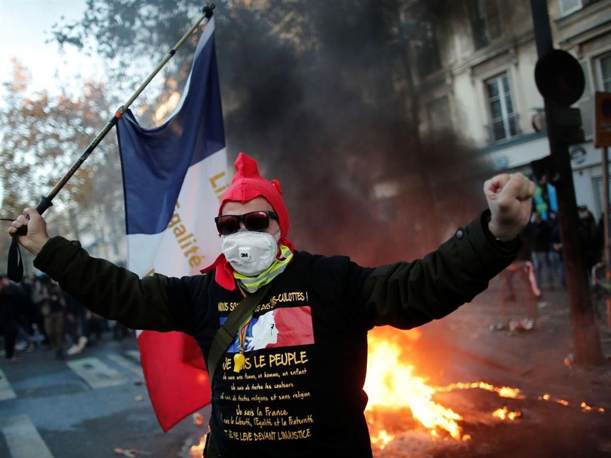 Las protestas en Francia contra la reforma de jubilación siguen en aumento.
