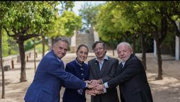 altText(Líderes progresistas sellan una alianza en España con alusiones a Trump y críticas a la presión sobre Cuba)}