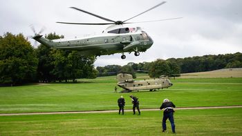 Helicóptero con Donald Trump y Melania a bordo sufrió un fallo en pleno vuelo