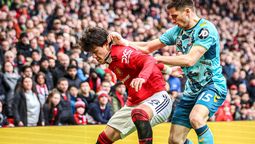 altText(Pellistri y su gran momento: Ten Hag destacó al uruguayo)}