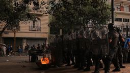 La semana pasada la Policía reprimió con dureza a los trabajadores.