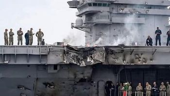 Irán negó dichos de Trump sobre petición de alto el fuego y atacó portaviones de EEUU