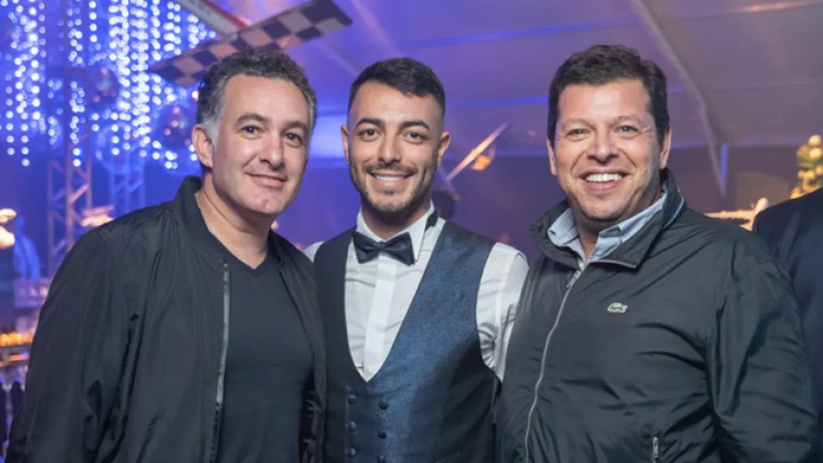 Santoro, Marset y Koube, en otros tiempos. El primero fue extraditado a EEUU, el uruguayo sigue prófugo y el tercero, preso.