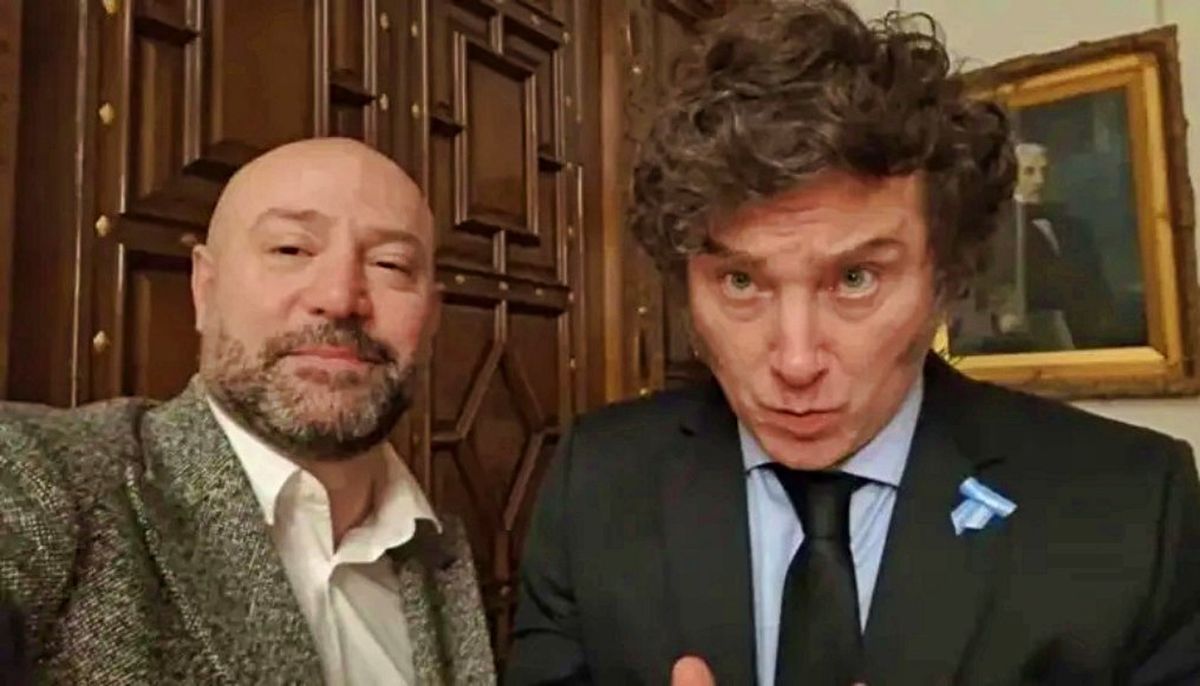 Diego Spagnuolo y Javier Milei