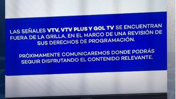 Cayeron las señales de VTV, VTV Plus y GolTV; hay incertidumbre entre los trabajadores