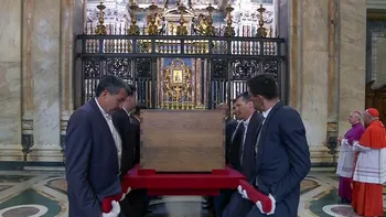 Entierran al papa Francisco en la basílica de Santa María la Mayor